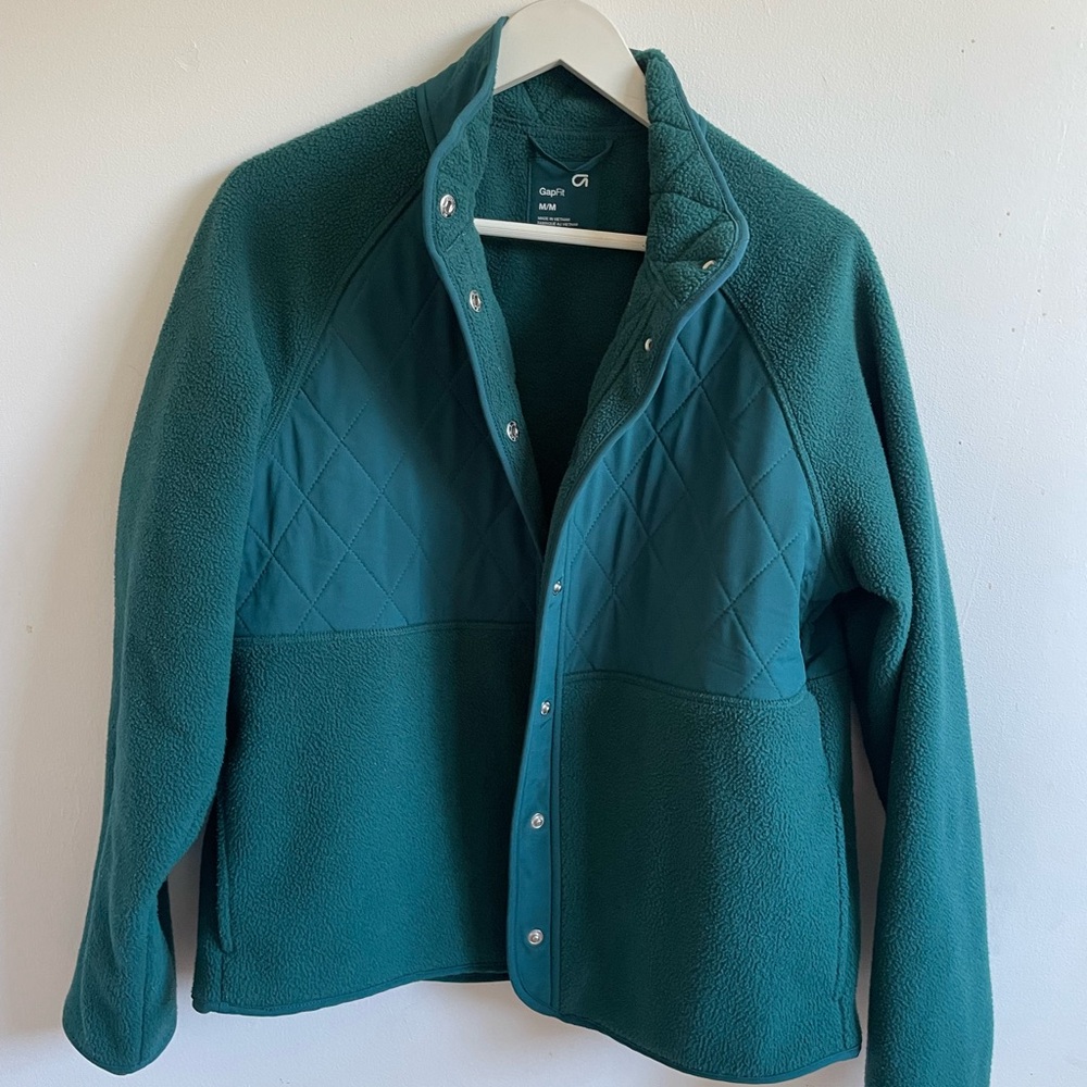 Green GAP Women's Jacket fleece